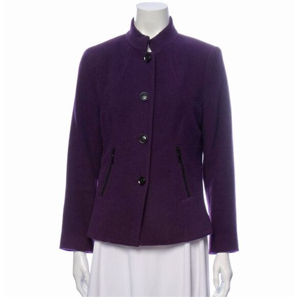 Lafayette 148 Purple Funky Jacket, blazer autumn regency funky punk . 6. Prince! - Picture 1 of 8